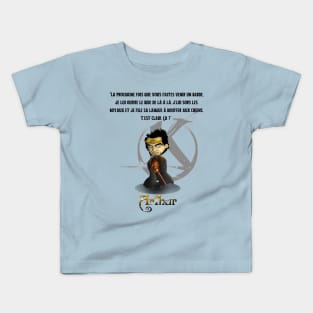 The next time you bring in a bard, I'll open her belly from there to there, take her intestines out, and stick her tongue out to eat the dogs. Is that clear? Kids T-Shirt